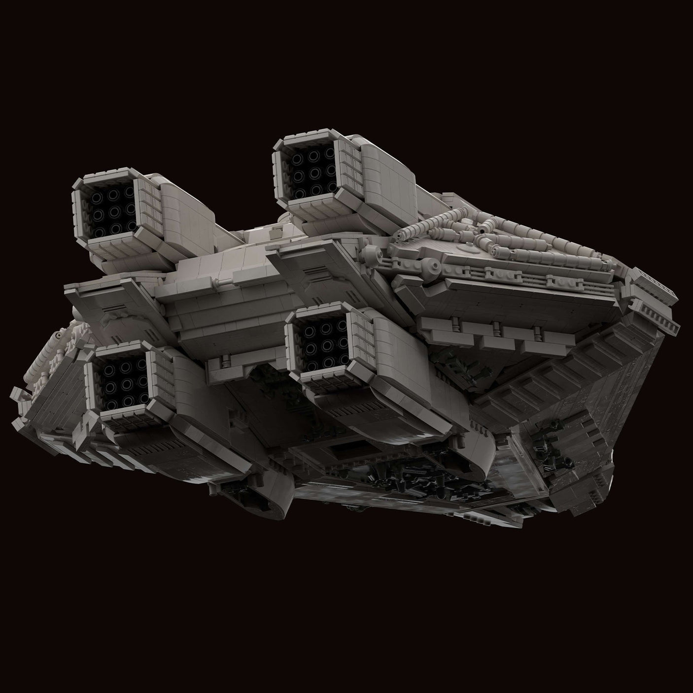 MOC - 87504 The Narcissus Raumschiff Klemmbausteine - LesDiy - Klemmbausteine