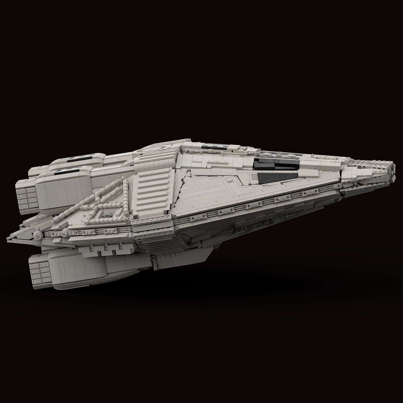 MOC - 87504 The Narcissus Raumschiff Klemmbausteine - LesDiy - Klemmbausteine