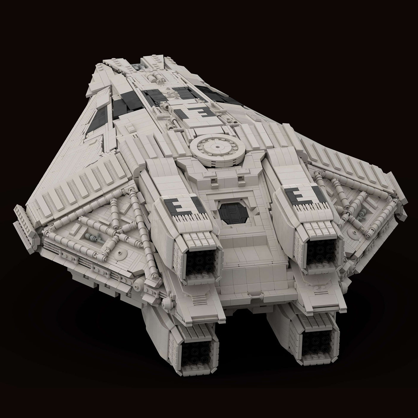 MOC - 87504 The Narcissus Raumschiff Klemmbausteine - LesDiy - Klemmbausteine