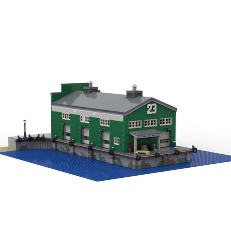 MOC - 87641 1/40 Pier 23 Zugszene Klemmbausteine - LesDiy - Klemmbausteine