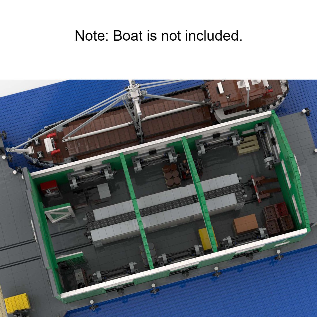 MOC - 87641 1/40 Pier 23 Zugszene Klemmbausteine - LesDiy - Klemmbausteine