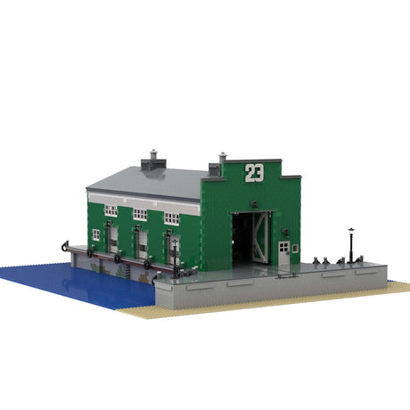 MOC - 87641 1/40 Pier 23 Zugszene Klemmbausteine - LesDiy - Klemmbausteine