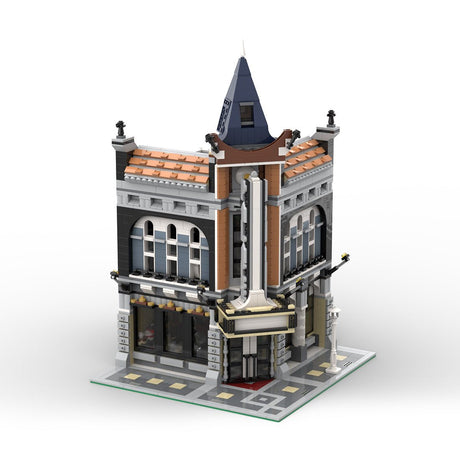 MOC - 87811 Café Cinema - 10255 Square Alternative Build Klemmbausteine - LesDiy - Klemmbausteine