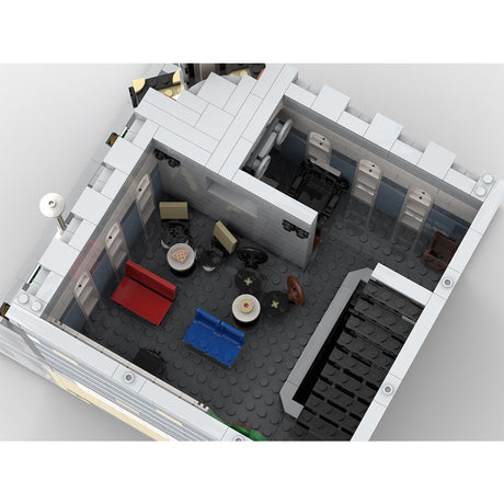 MOC - 87811 Café Cinema - 10255 Square Alternative Build Klemmbausteine - LesDiy - Klemmbausteine