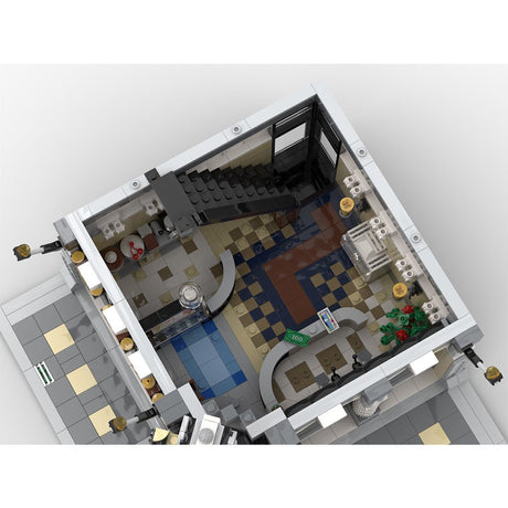 MOC - 87811 Café Cinema - 10255 Square Alternative Build Klemmbausteine - LesDiy - Klemmbausteine