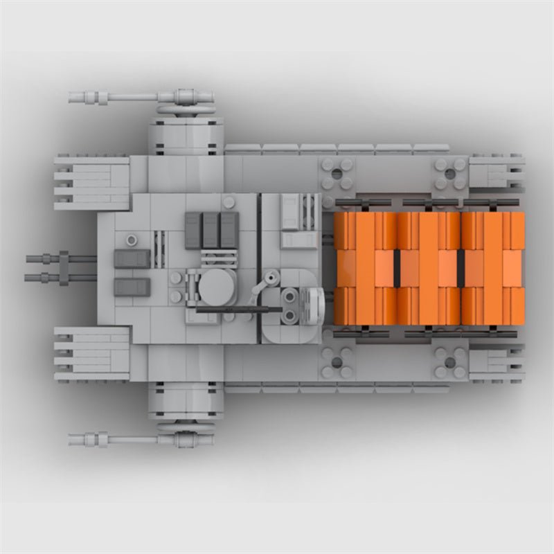 MOC - 87839 Schwebepanzer TX - 225 GAVw "Occupier" - LesDiy - Klemmbausteine