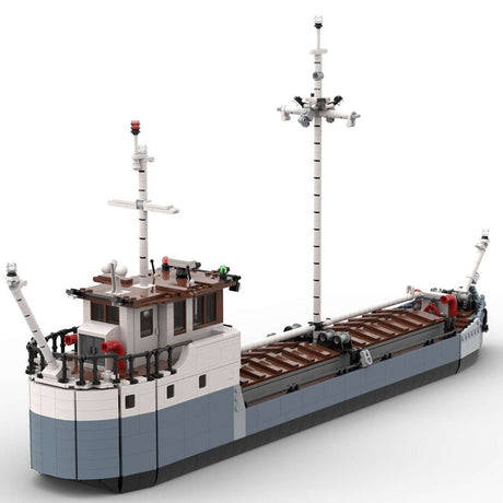 MOC - 87964 2 Bay Cargo Boat Klemmbausteine - LesDiy - Klemmbausteine