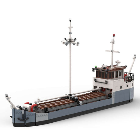 MOC - 87964 2 Bay Cargo Boat Klemmbausteine - LesDiy - Klemmbausteine
