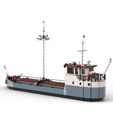 MOC - 87964 2 Bay Cargo Boat Klemmbausteine - LesDiy - Klemmbausteine