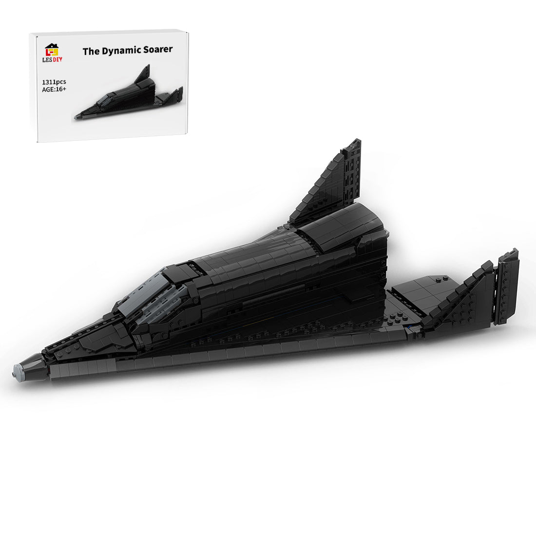 MOC - 88096 X - 20 Dyna - Soar Flugzeug Klemmbausteine - LesDiy - Klemmbausteine