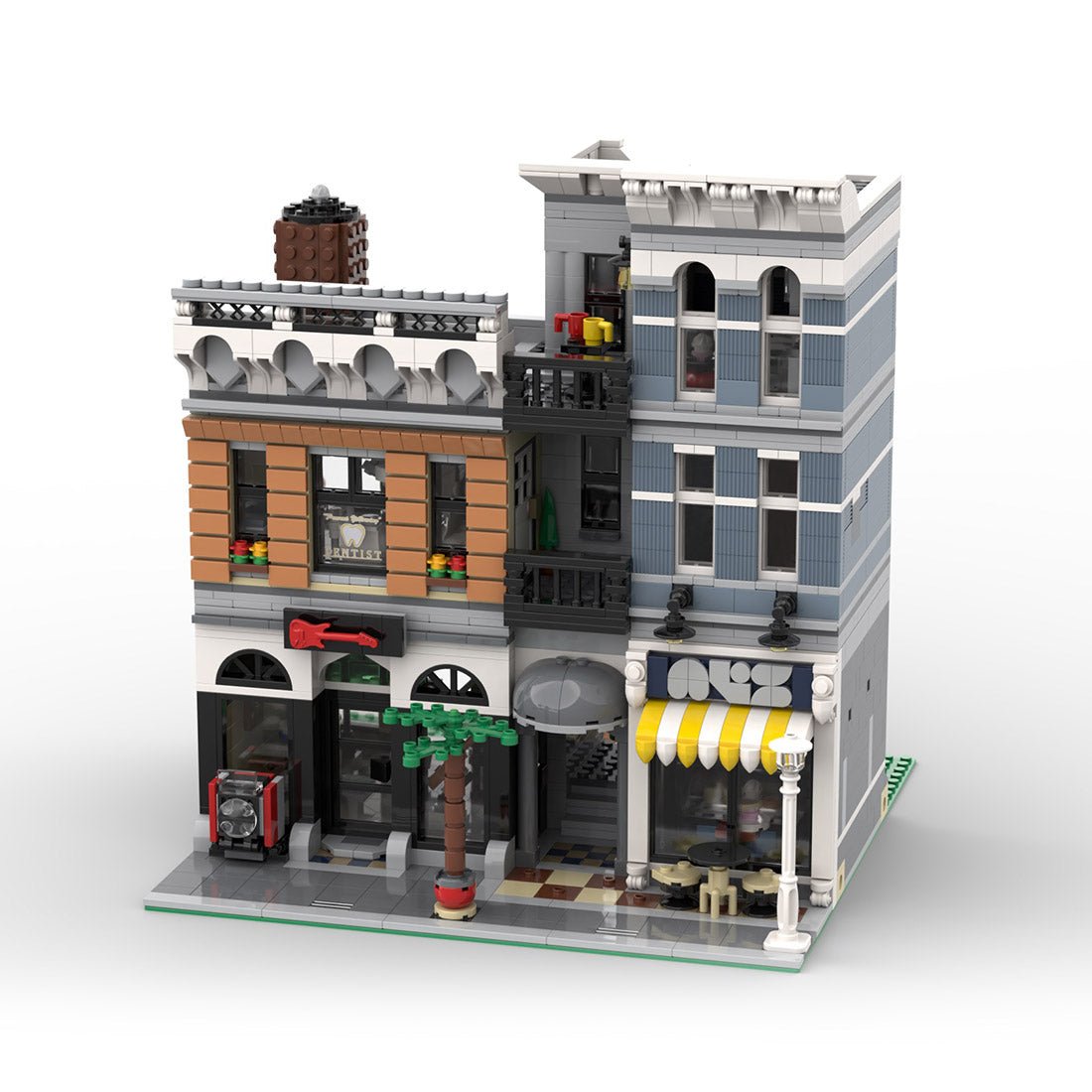 MOC - 88443 4in1 Assembly Square Klemmbausteine - LesDiy - Klemmbausteine