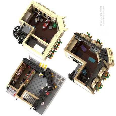 MOC - 88507 Postamt Klemmbausteine - LesDiy - Klemmbausteine