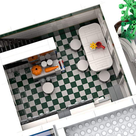 MOC - 88864 Bar & Residential House Klemmbausteine - LesDiy - Klemmbausteine