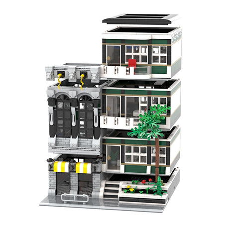 MOC - 88864 Bar & Residential House Klemmbausteine - LesDiy - Klemmbausteine