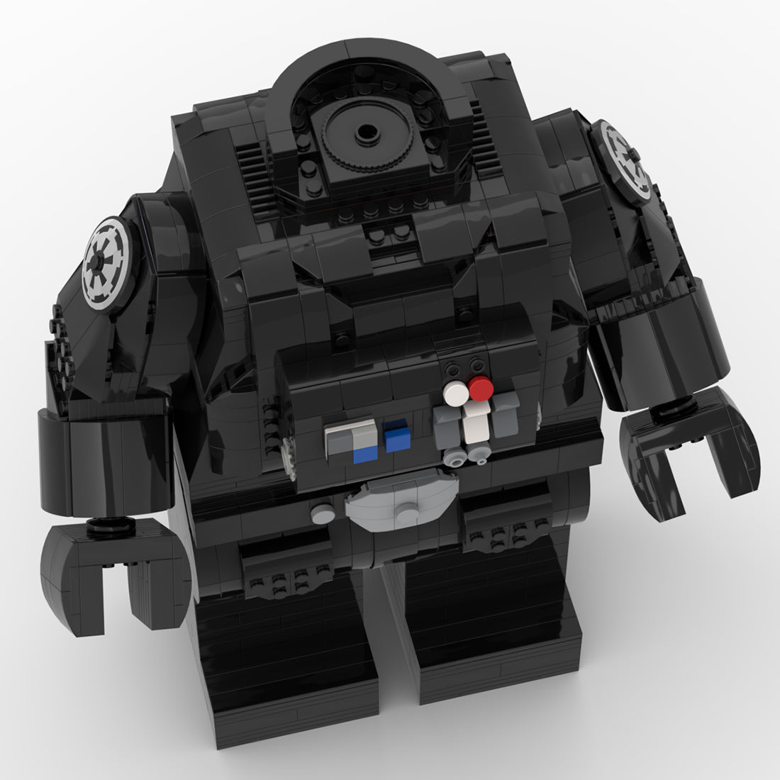 MOC - 88934 Tie Fighter Pilot Klemmbausteine - LesDiy - Klemmbausteine