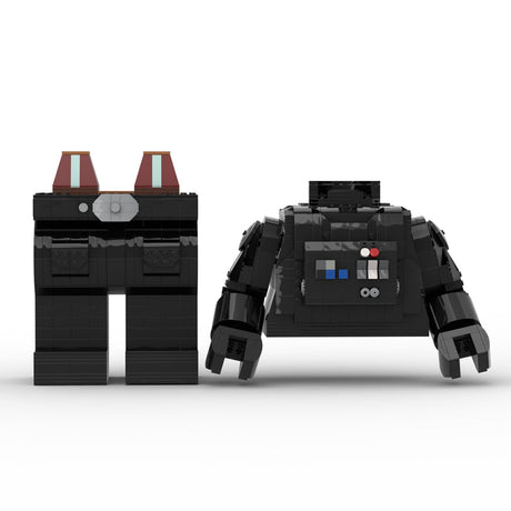 MOC - 88934 Tie Fighter Pilot Klemmbausteine - LesDiy - Klemmbausteine