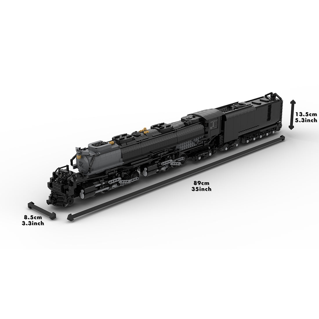 MOC - 89126 Union Pacific 4014 Big Boy Klemmbuateine - LesDiy - Klemmbausteine