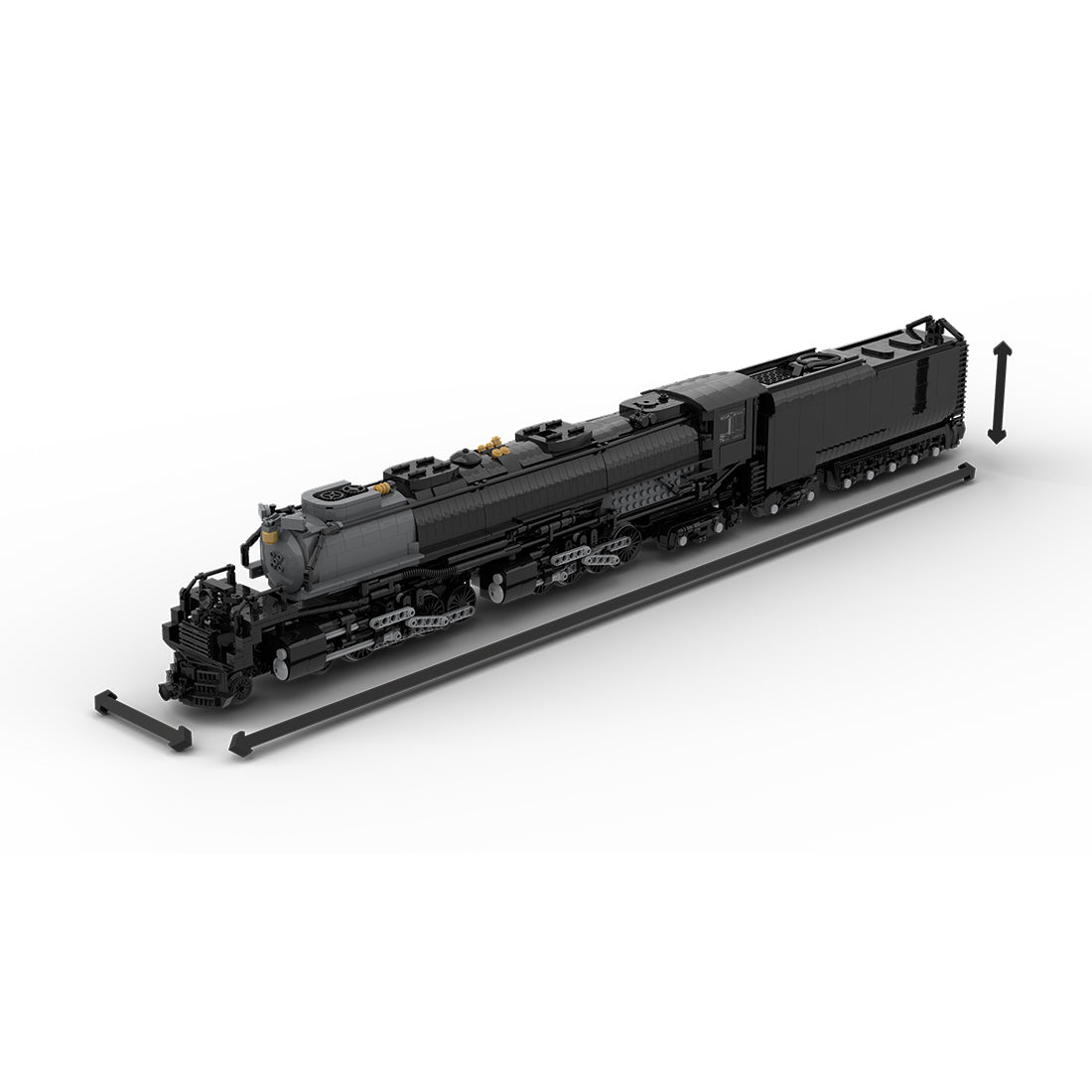 MOC - 89126 Union Pacific 4014 Big Boy Klemmbuateine - LesDiy - Klemmbausteine