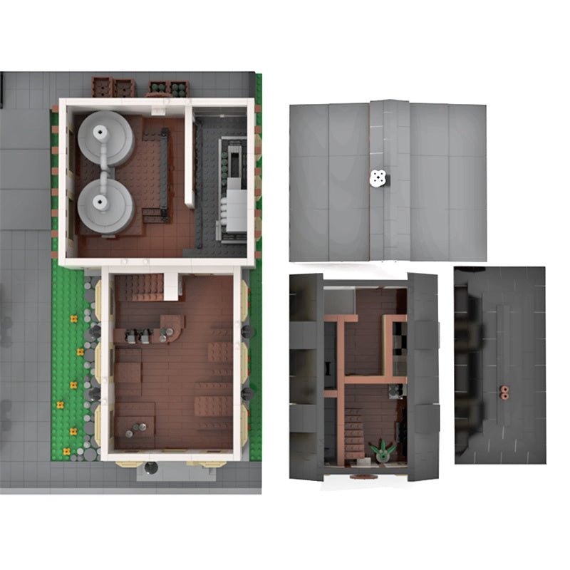 MOC - 90068 Brauerei München Oktoberfest Klemmbausteine - LesDiy - Klemmbausteine