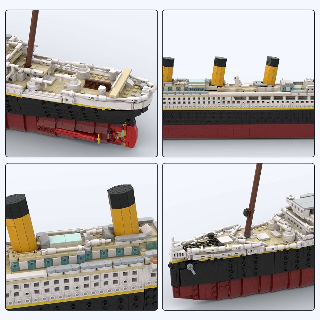 MOC - 90626 Titanic Bausteine Schiff Klemmbausteine - LesDiy - Klemmbausteine