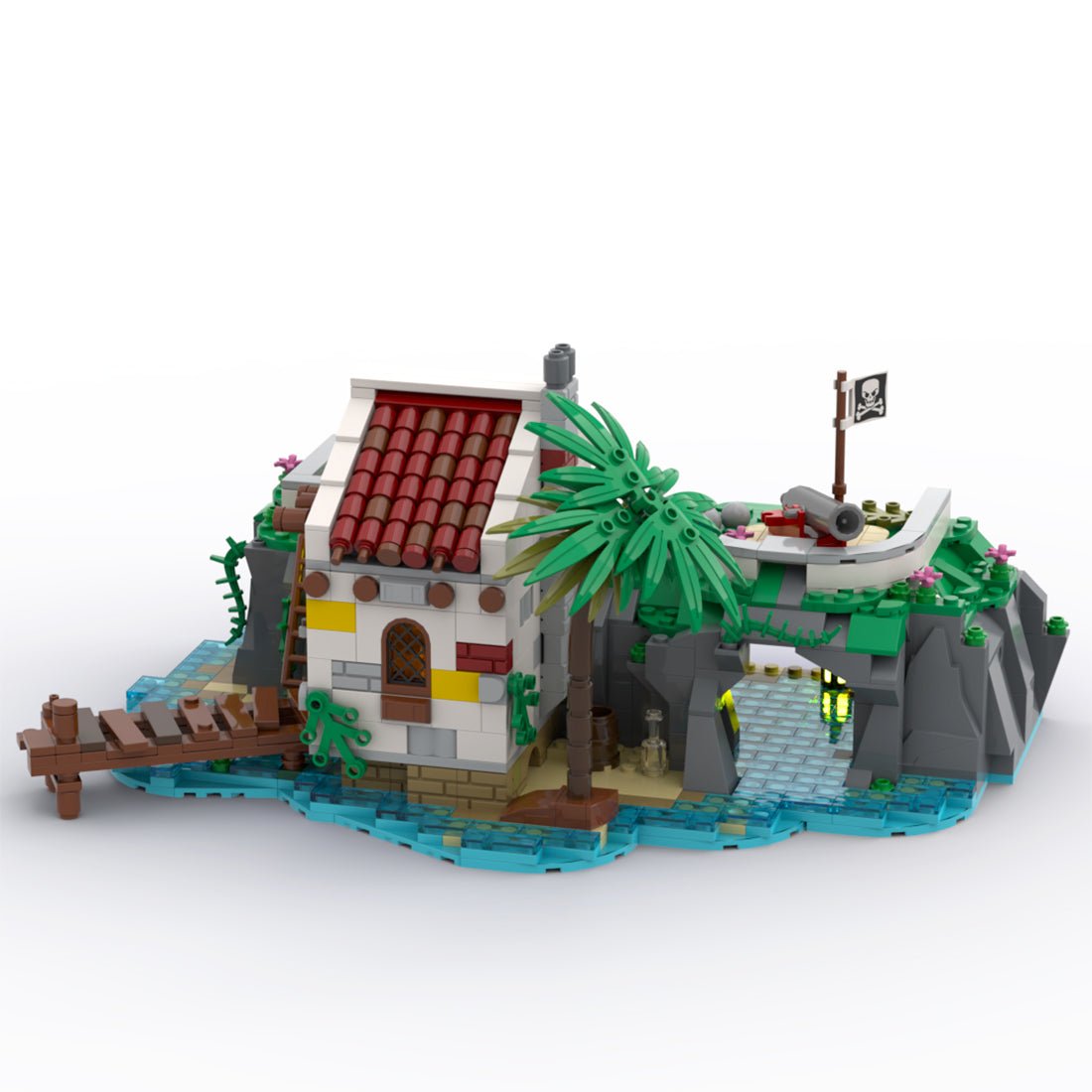 MOC - 90994 The Pirate Series The Conquered Outpost Klemmbausteine - LesDiy - Klemmbausteine