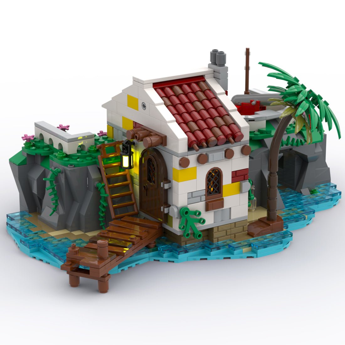 MOC - 90994 The Pirate Series The Conquered Outpost Klemmbausteine - LesDiy - Klemmbausteine