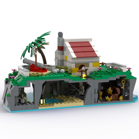 MOC - 90994 The Pirate Series The Conquered Outpost Klemmbausteine - LesDiy - Klemmbausteine