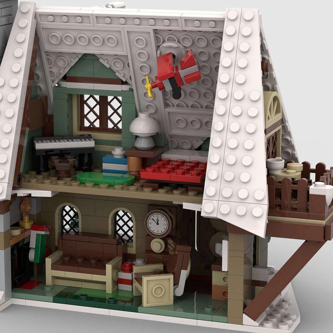 MOC - 91768 Little Elf Cottage Klemmbausteine - LesDiy - Klemmbausteine