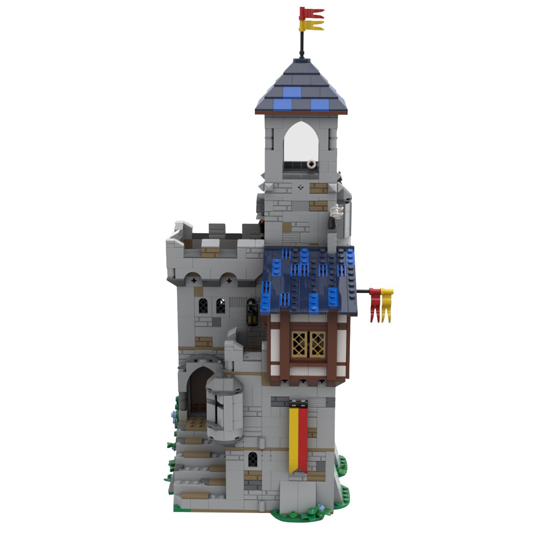 MOC - 92106 Modular Castle's Keep Klemmbausteine - LesDiy - Klemmbausteine
