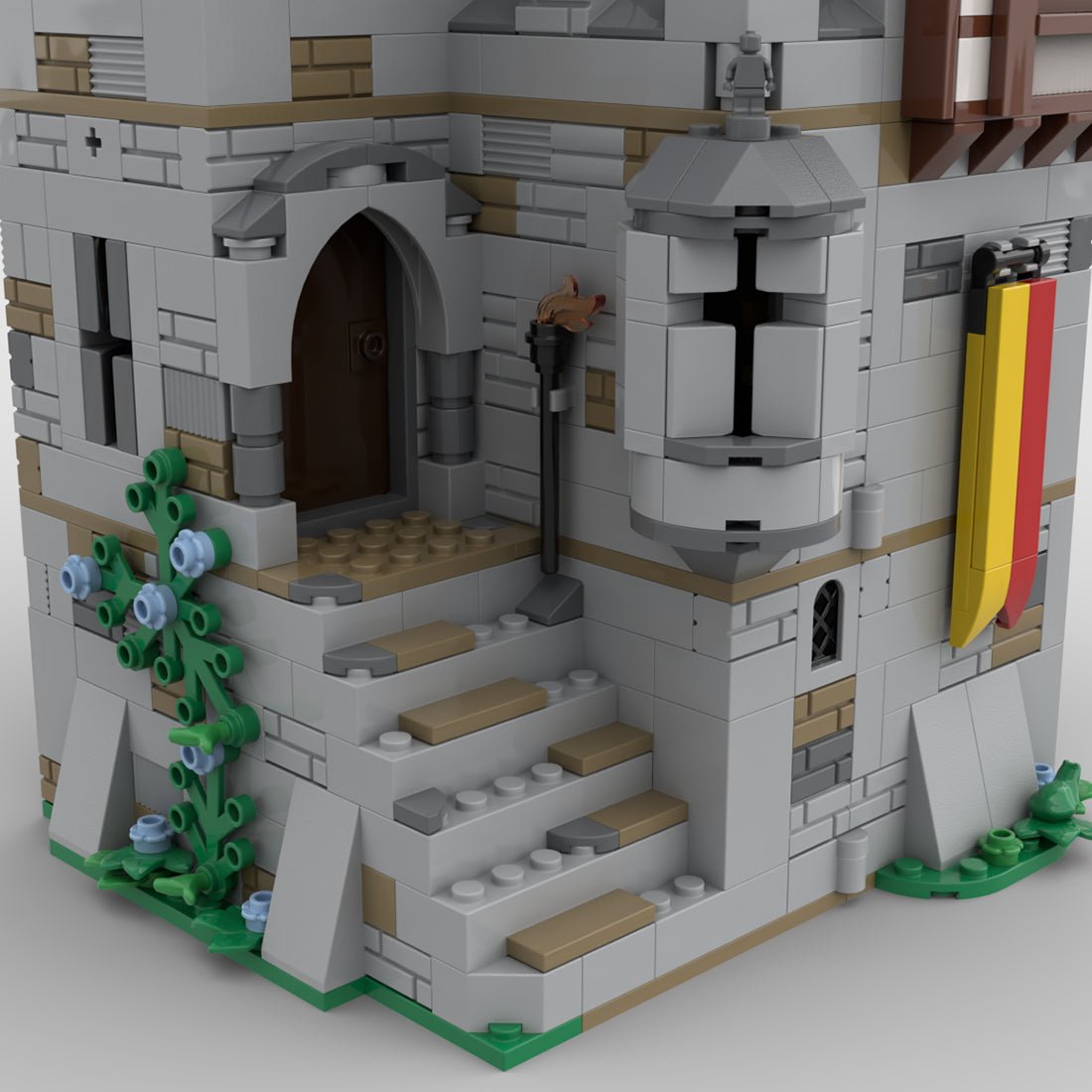 MOC - 92106 Modular Castle's Keep Klemmbausteine - LesDiy - Klemmbausteine