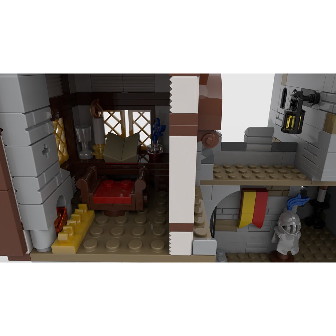 MOC - 92106 Modular Castle's Keep Klemmbausteine - LesDiy - Klemmbausteine