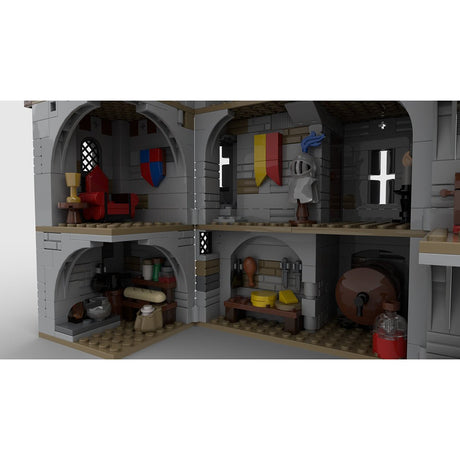 MOC - 92106 Modular Castle's Keep Klemmbausteine - LesDiy - Klemmbausteine