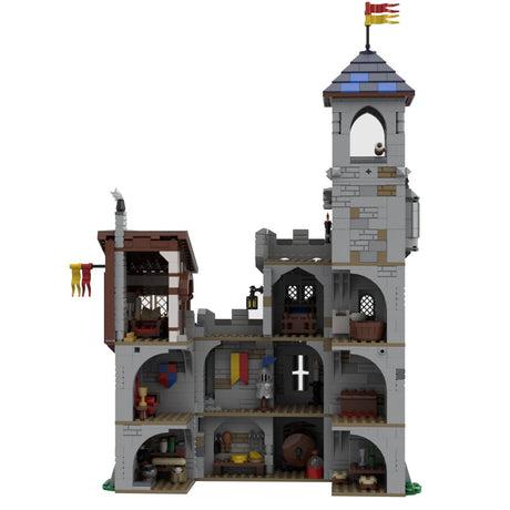 MOC - 92106 Modular Castle's Keep Klemmbausteine - LesDiy - Klemmbausteine