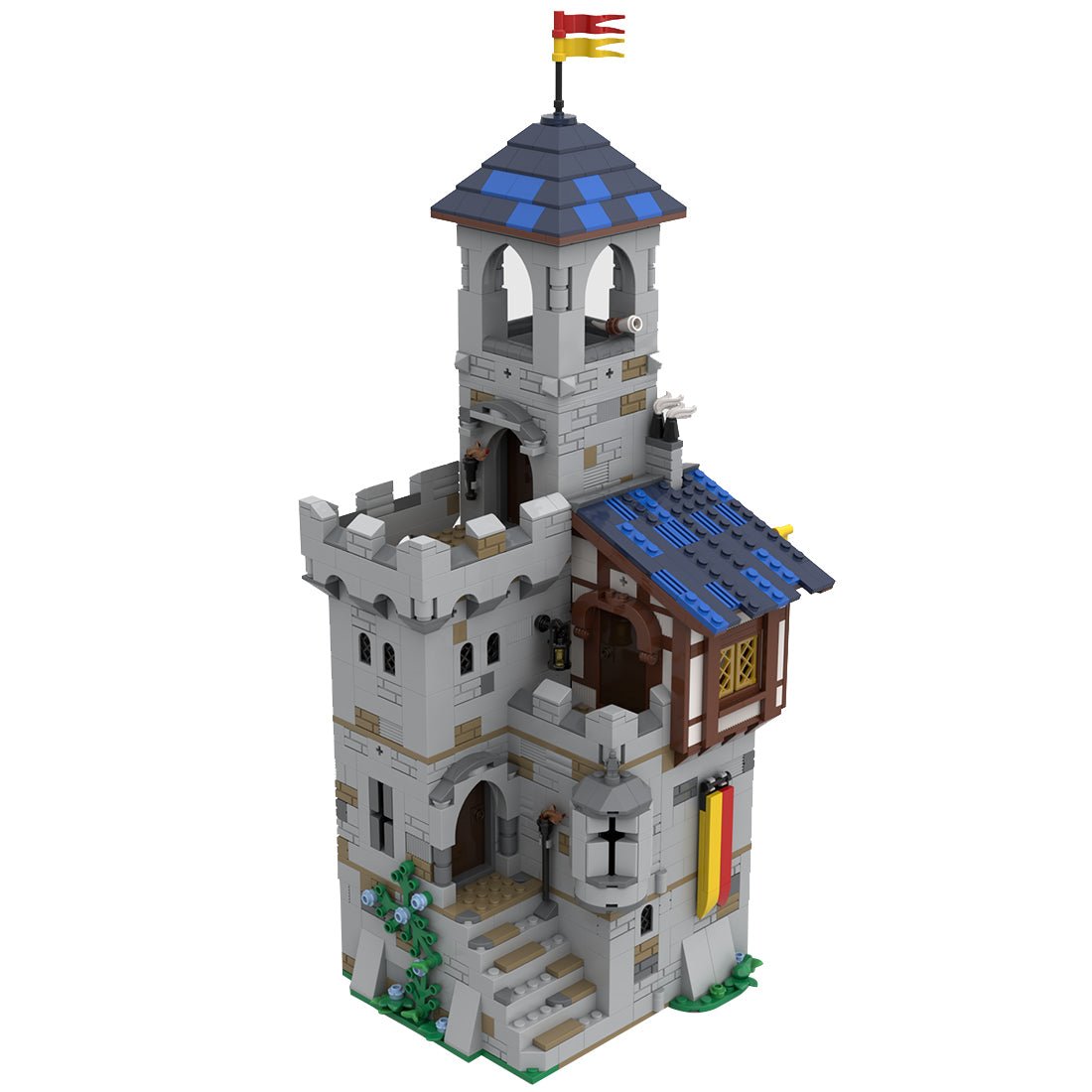 MOC - 92106 Modular Castle's Keep Klemmbausteine - LesDiy - Klemmbausteine