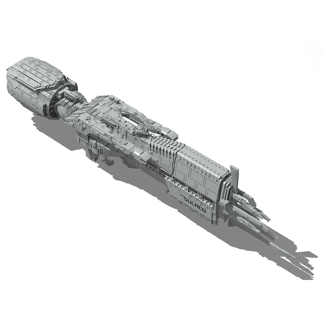 MOC - 92780 USS SULACO 9816 - new upload Raumschiff Klemmbausteine - LesDiy - Klemmbausteine