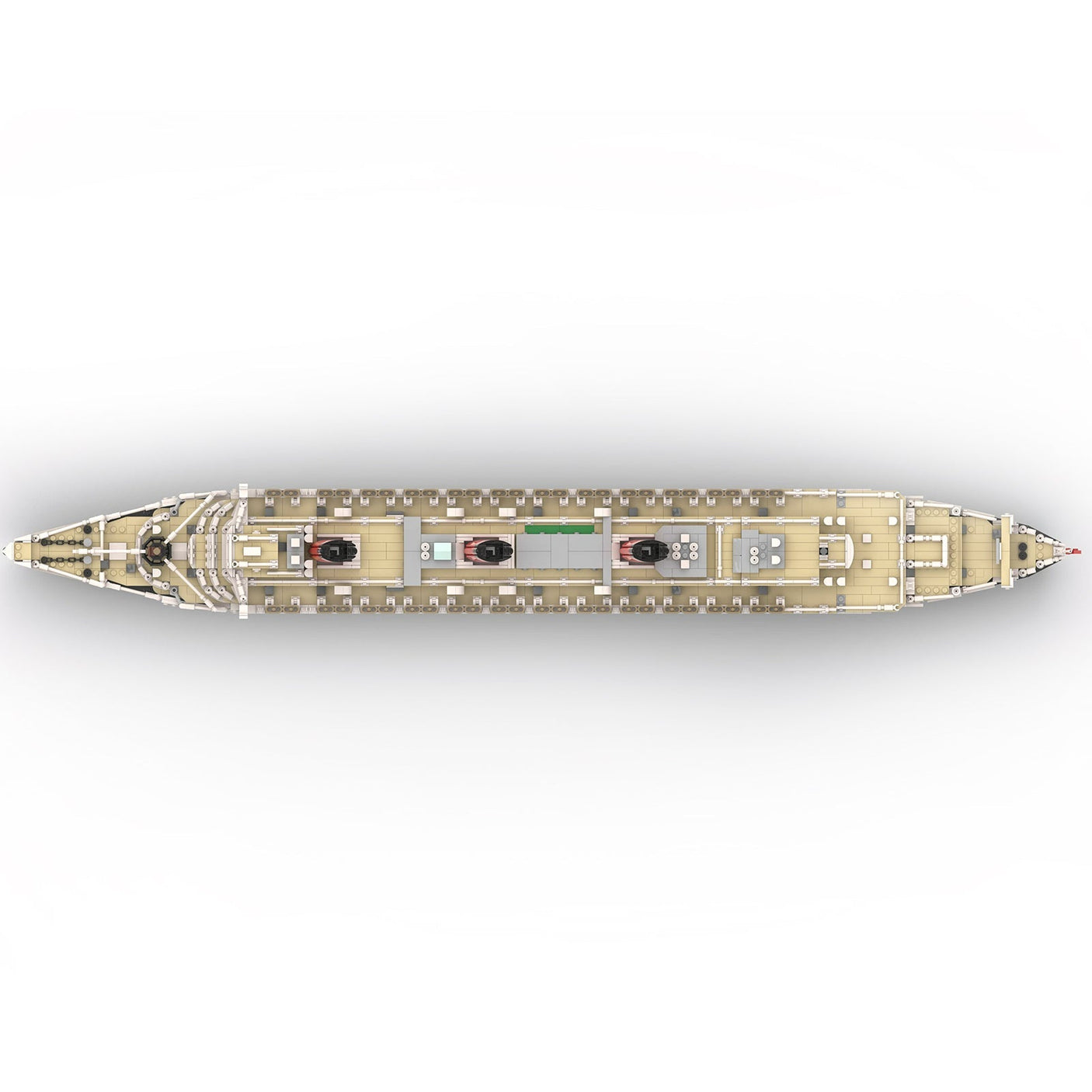 MOC - 93208 Queen Mary Bausteinboot Klemmbausteine - LesDiy - Klemmbausteine