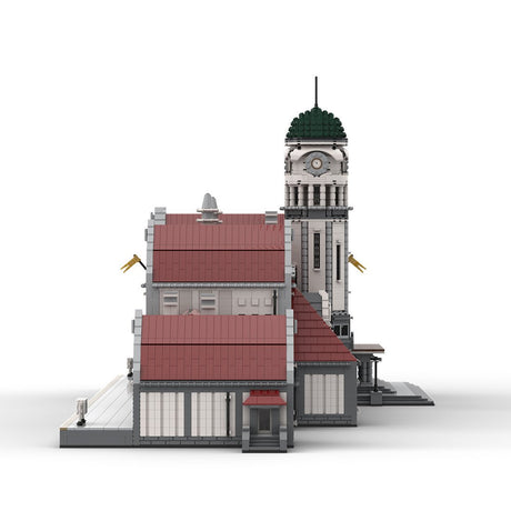 MOC - 93444 Jinan Alter Bahnhof - LesDiy - Klemmbausteine