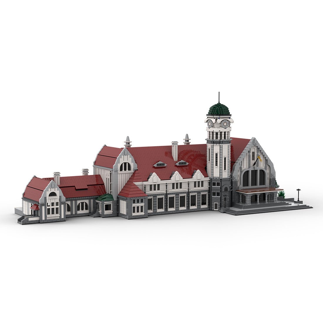 MOC - 93444 Jinan Alter Bahnhof - LesDiy - Klemmbausteine