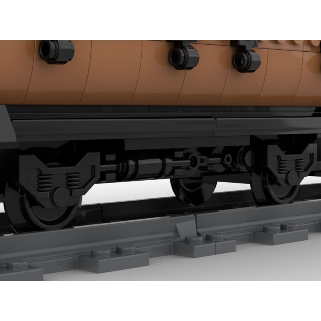MOC - 93458 Passenger Coaches - Local Line Klemmbausteine - LesDiy - Klemmbausteine
