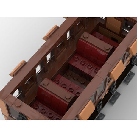 MOC - 93458 Passenger Coaches - Local Line Klemmbausteine - LesDiy - Klemmbausteine