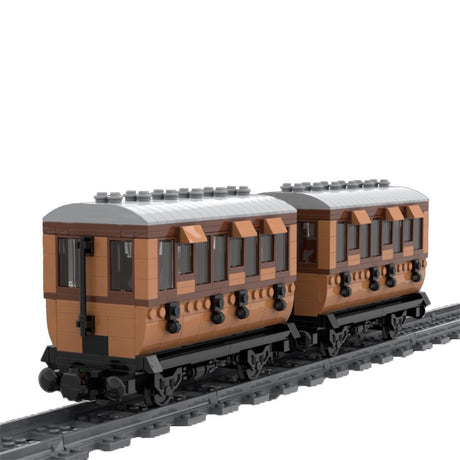 MOC - 93458 Passenger Coaches - Local Line Klemmbausteine - LesDiy - Klemmbausteine