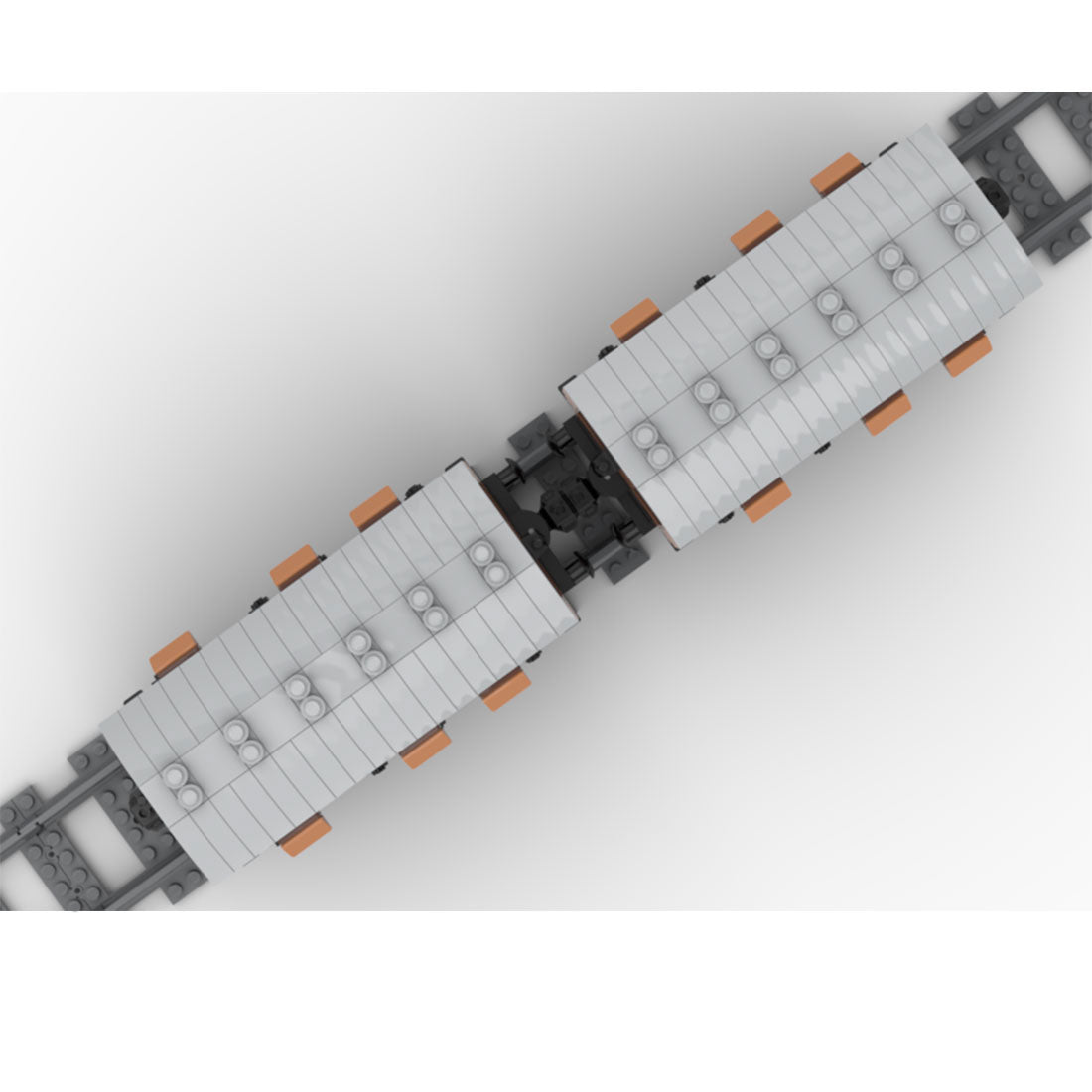 MOC - 93458 Passenger Coaches - Local Line Klemmbausteine - LesDiy - Klemmbausteine
