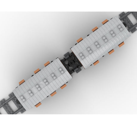 MOC - 93458 Passenger Coaches - Local Line Klemmbausteine - LesDiy - Klemmbausteine