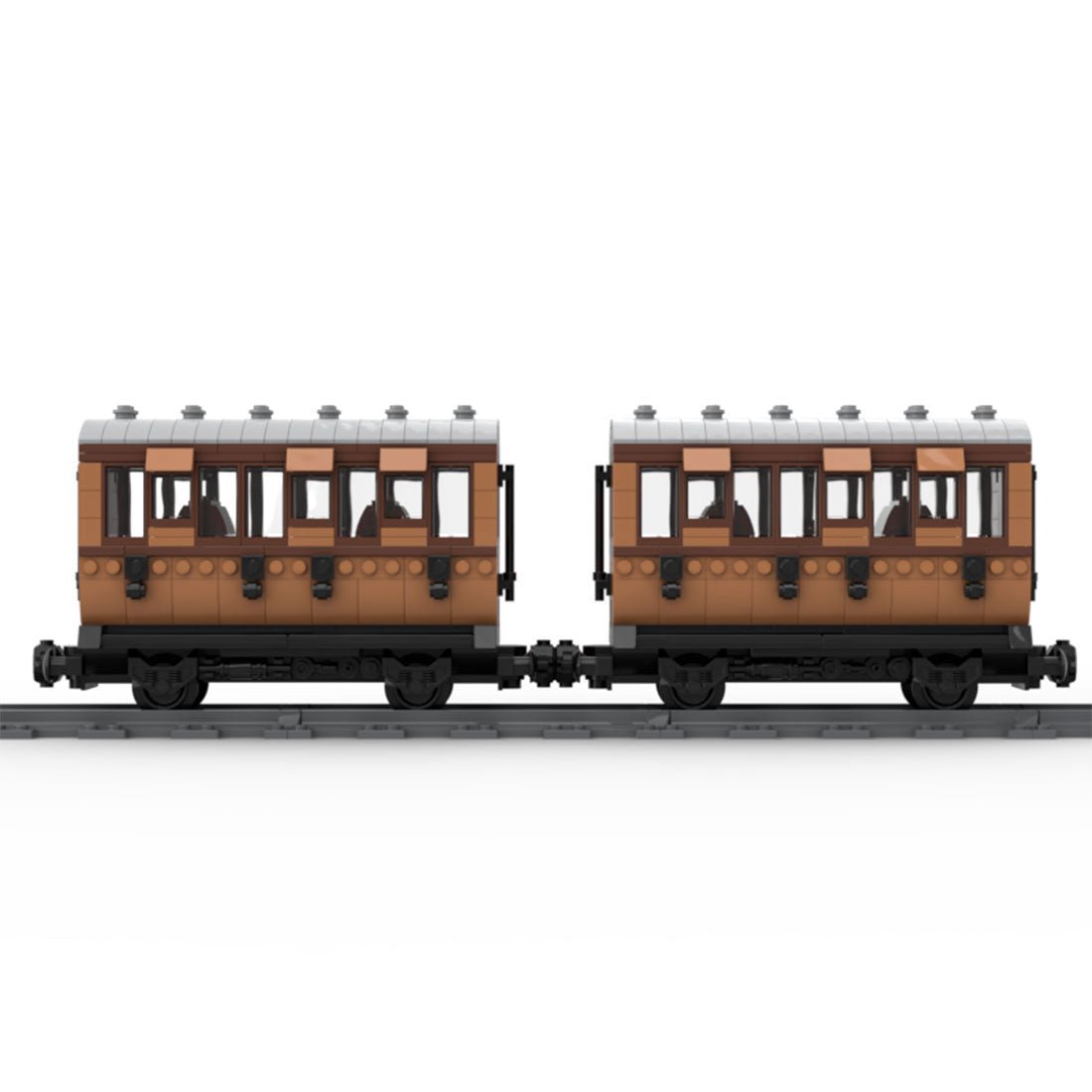 MOC - 93458 Passenger Coaches - Local Line Klemmbausteine - LesDiy - Klemmbausteine