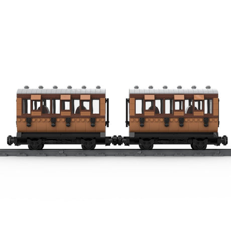 MOC - 93458 Passenger Coaches - Local Line Klemmbausteine - LesDiy - Klemmbausteine