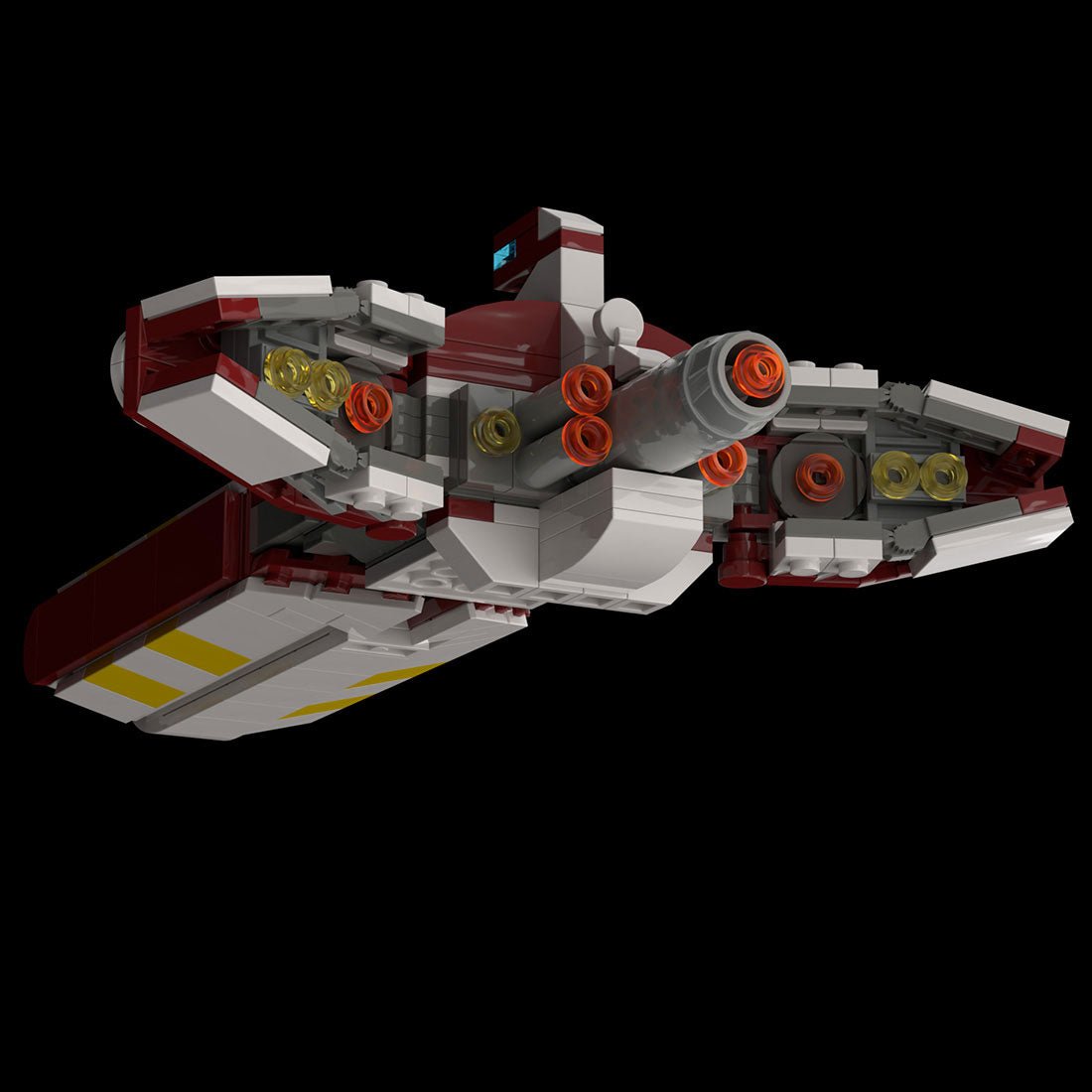 MOC - 93460 Pelta Class Frigate Klemmbausteine - LesDiy - Klemmbausteine