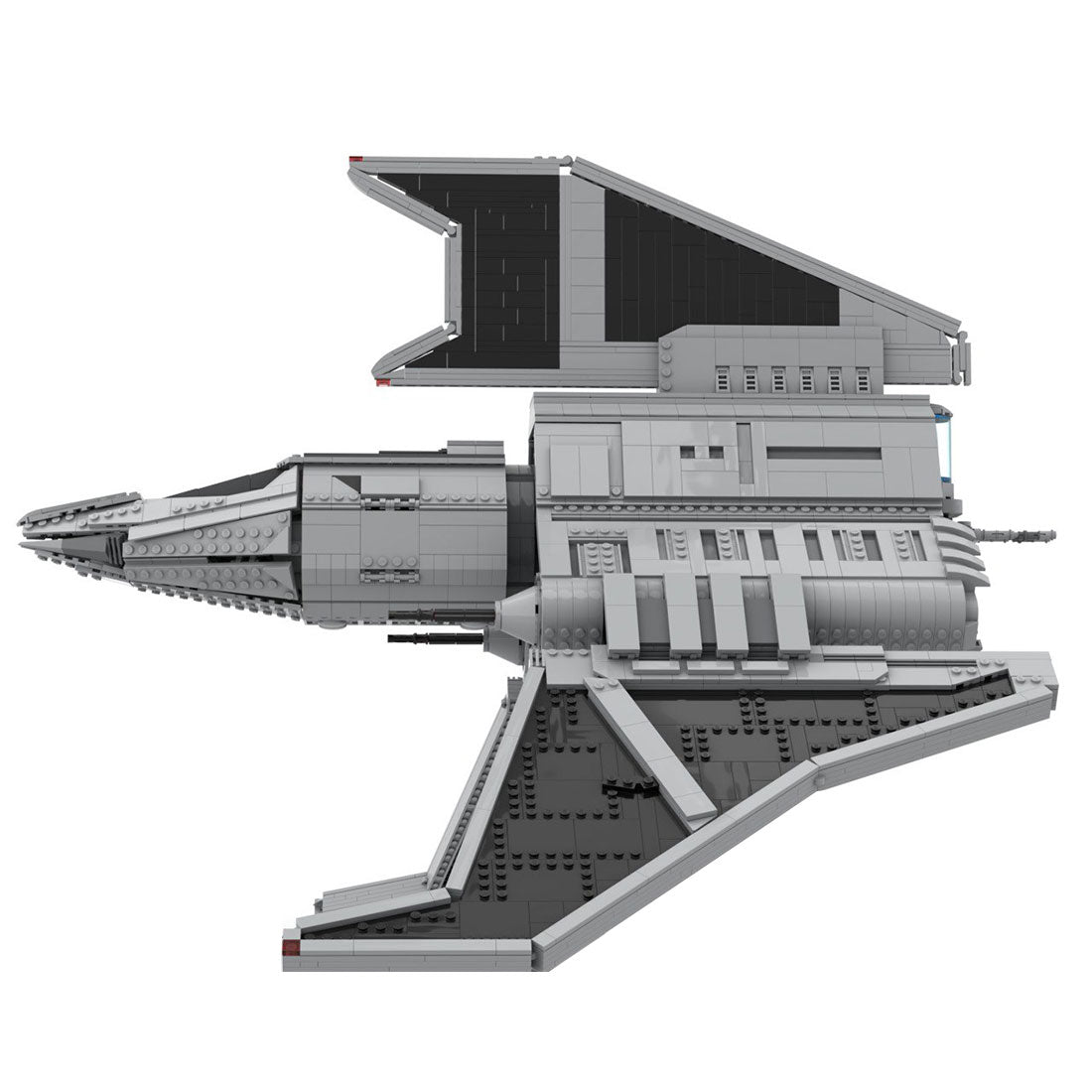 MOC - 94279 Space Wars Bomber Fighter Klemmbausteine - LesDiy - Klemmbausteine