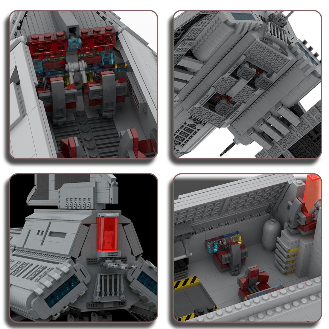 MOC - 94279 Space Wars Bomber Fighter Klemmbausteine - LesDiy - Klemmbausteine