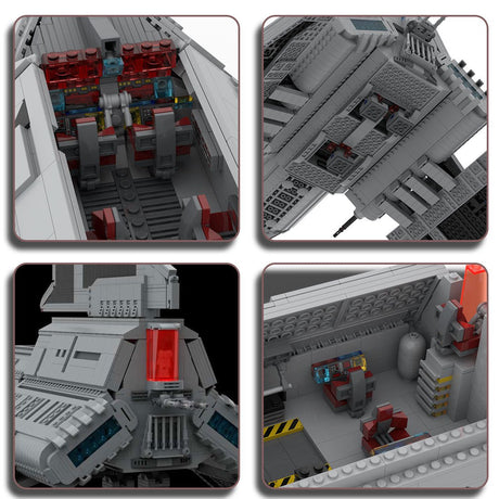 MOC - 94279 Space Wars Bomber Fighter Klemmbausteine - LesDiy - Klemmbausteine