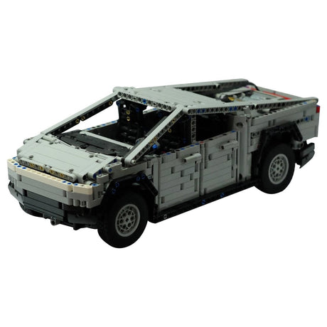 MOC - 94675 Technology Series Dynamic Version Grey Cybertruck - LesDiy - Klemmbausteine
